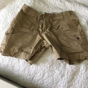 NWT Lee Khaki Bermuda Shorts SZ 14